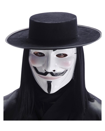 Maschera vendetta guy fawkes - maschera,