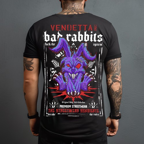 Vendetta inc shirt uomo bad - inc., t-shirt