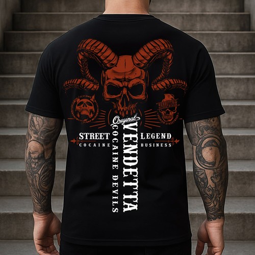 Vendetta inc maglia uomo red - inc.,